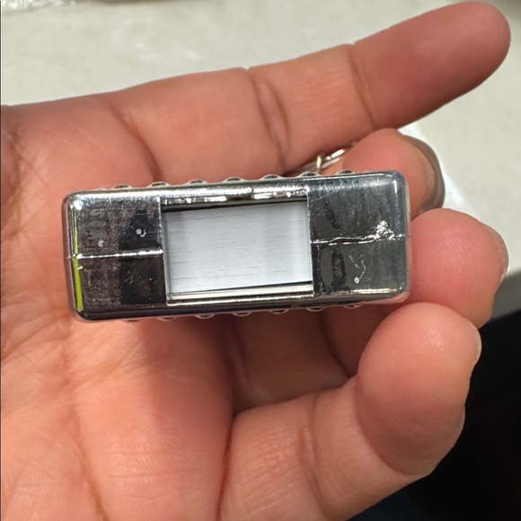 Silver Holy Bible Keychain with blue Gemstone 1 piece - Picture 7 of 14